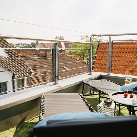 Penthouse Am Dom- Altstadt In 200 M- 4 Dachterrassen, Stilvoll Und Ruhig, 24-7-self Check-in Fuer Bis Zu 6 Personen Paderborn